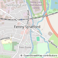 Map of Milton Keynes, Buckinghamshire