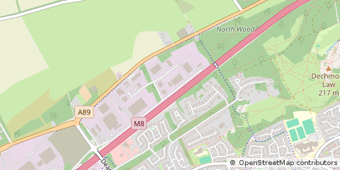 Map of Livingston, West Lothian