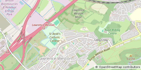 Map of Bristol, Avon