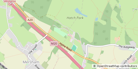 Map of Ashford, Kent