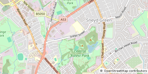 Map of Stoke-on-Trent