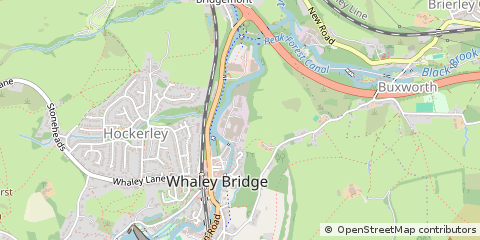 Map of High Peak