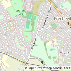 Map of Sheffield