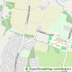 Map of Hurstpierpoint, West Sussex