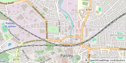 Map of Paisley