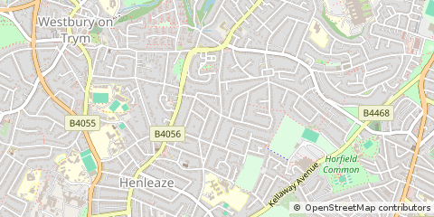 Map of Bristol