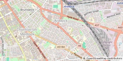 Map of Manchester