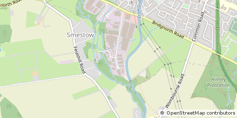 Map of Wolverhampton, West Midlands
