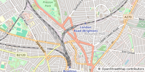 Map of Brighton