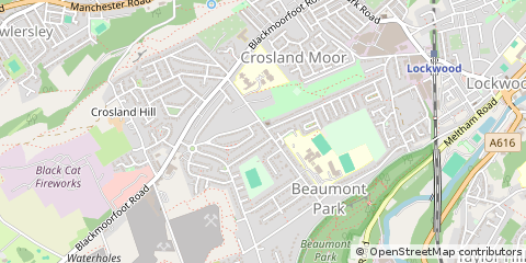 Map of Huddersfield