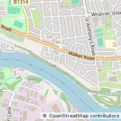 Map of Newcastle Upon Tyne