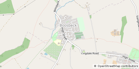 Map of Boosbeck, Cleveland