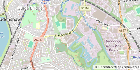 Map of Manchester
