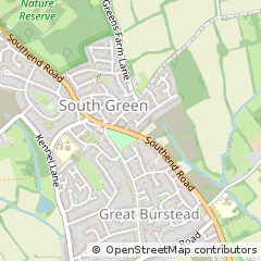 Map of Billericay, Essex