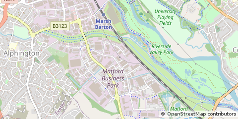 Map of Exeter