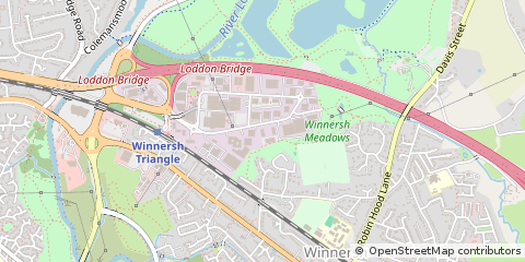 Map of Wokingham