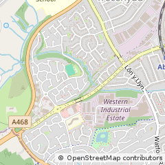 Map of Caerphilly
