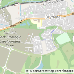Map of Llanharan