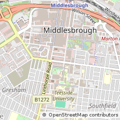 Map of Middlesbrough