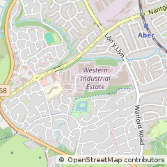 Map of Caerphilly