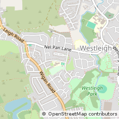 Map of Leigh, Lancashire