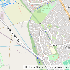 Map of Derbyshire