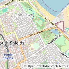 Map of South Shields