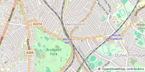 Map of London, Surrey