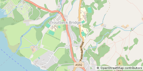 Map of Windermere, Cumbria
