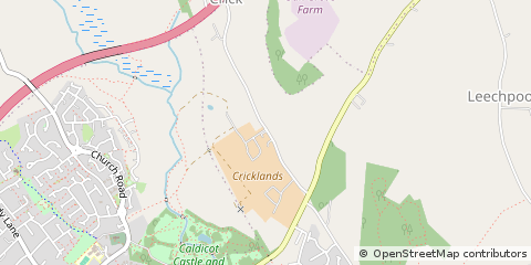 Map of Caldicot