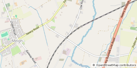 Map of Newry, Down