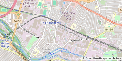 Map of West Bromwich, West Midlands