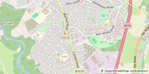 Map of Larkhall
