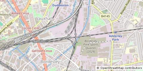 Map of Birmingham, West Midlands