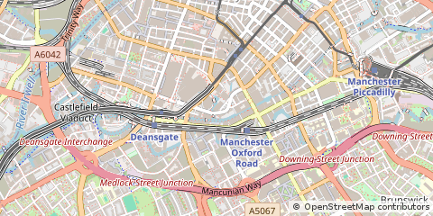 Map of Manchester
