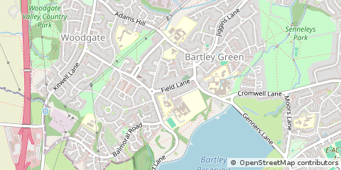 Map of Birmingham