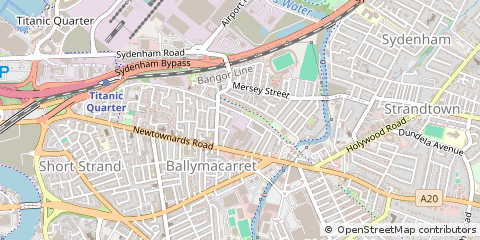 Map of Belfast, CO. Antrim