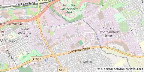 Map of Middlesbrough