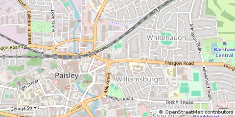 Map of Paisley