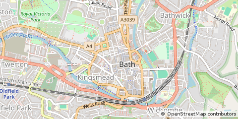 Map of Bath