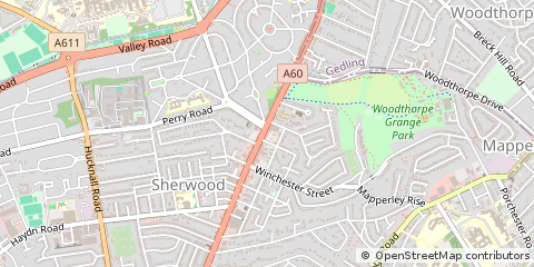 Map of Nottingham
