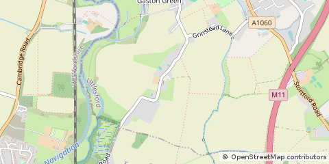Map of Bishop's Stortford, Hertfordshire