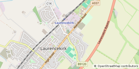 Map of Laurencekirk