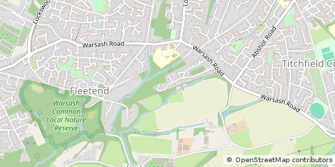 Map of Fareham