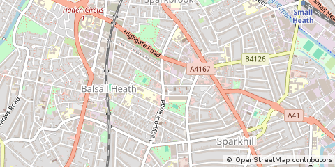 Map of Birmingham