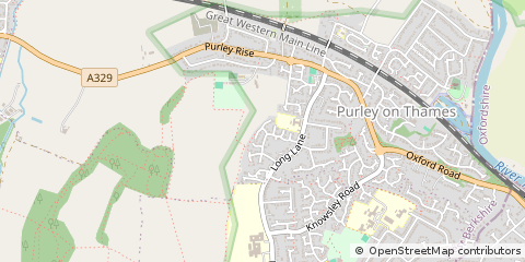 Map of Reading, Berkshire