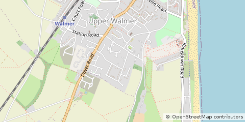 Map of Deal, Kent