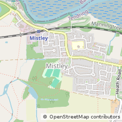 Map of Manningtree, Essex