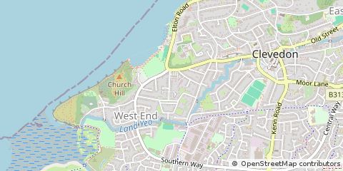 Map of Clevedon