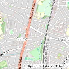 Map of Wolverhampton, West Midlands